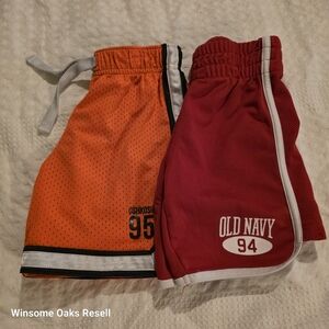 2 Pairs Of 3t Basket Ball Shorts